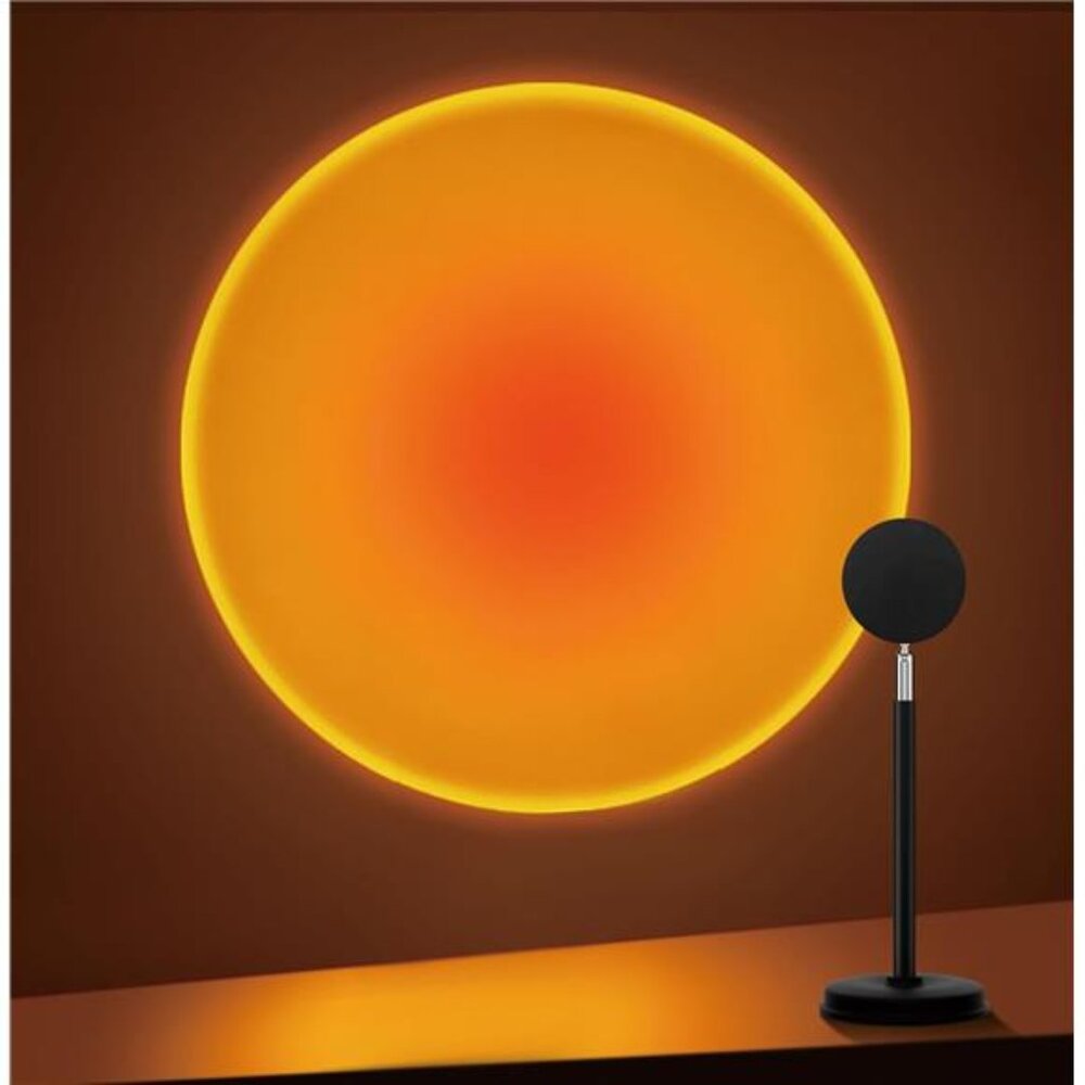 Sunset Lamp Projector, 180 Degree Rotation Sunset Projection Light Led Night